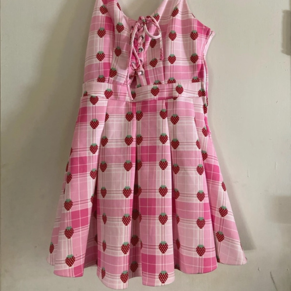 Hot Topic Strawberry Pink Summer Dress